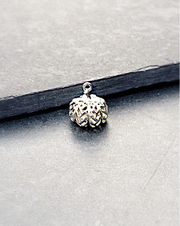back to nature / autumn tru.gigs™ charm | silver-plated pumpkin
