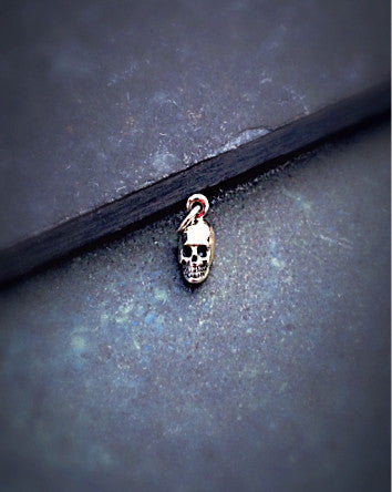 all sterling silver tru.gigs™ charm | dimensional skull