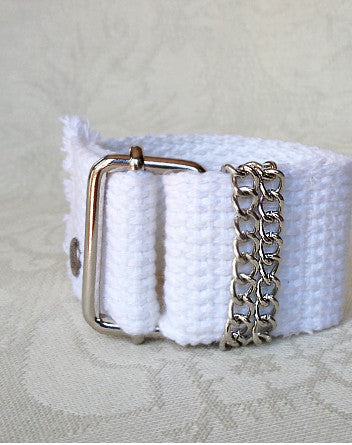 silver & white cufft™ | wristwear bracelet