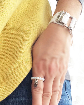 silver & white cufft™—feature | wristwear bracelet