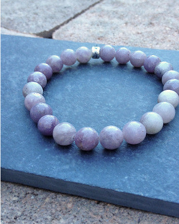 quaryd 8mm bracelet in lavender chinese tourmaline